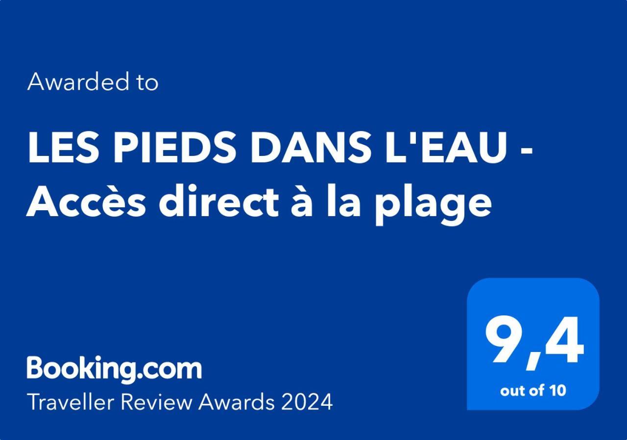 Les Pieds Dans L'Eau - Acces Direct A La Plage Bernieres-sur-Mer Exterior photo